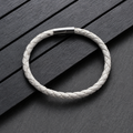 Arctic Weave Leather Bracelet