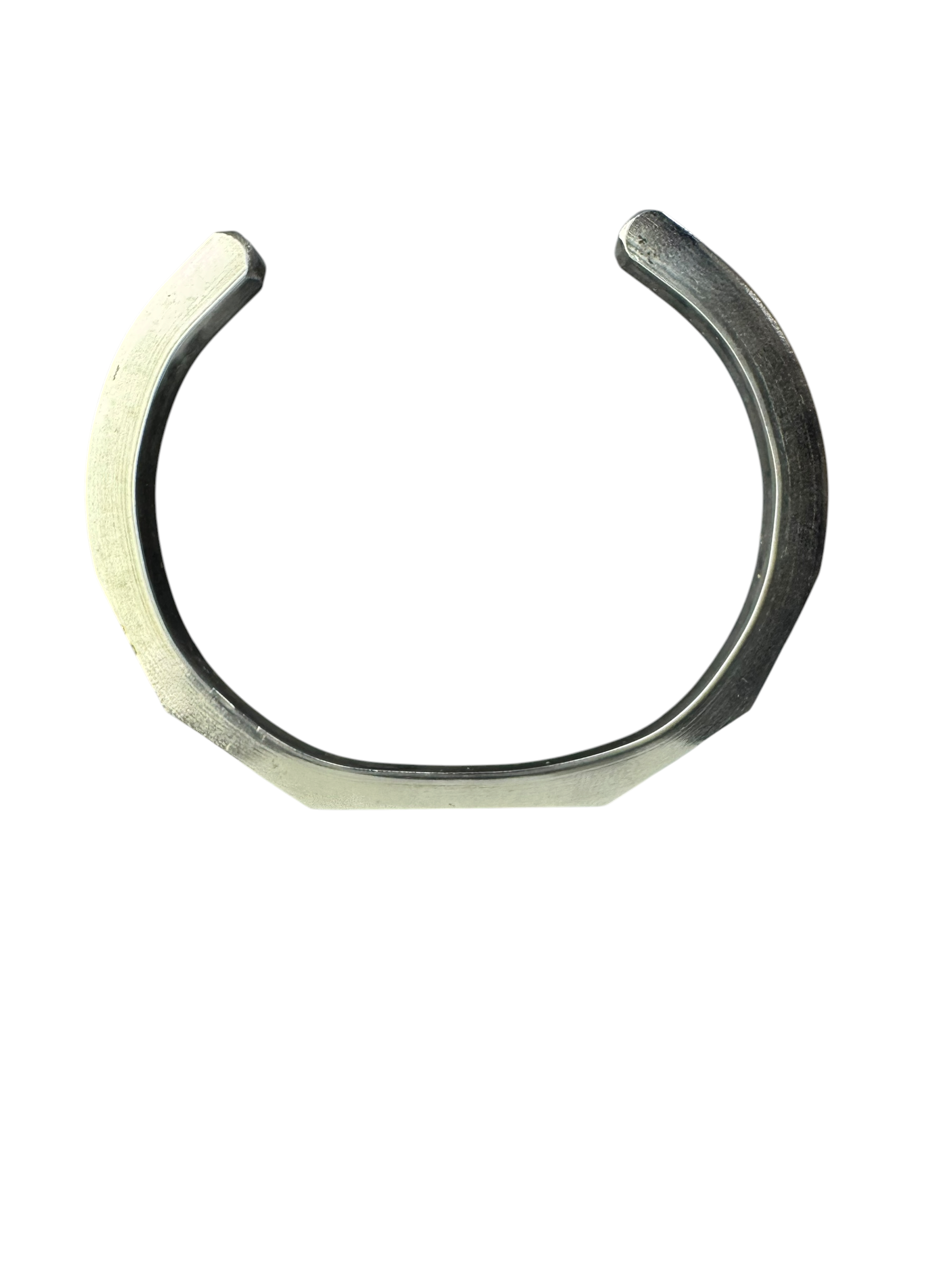 Titan Edge Silver Cuff Bracelet